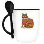 Кружка с ложкой