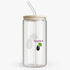 Банка с бамбуковой крышкой