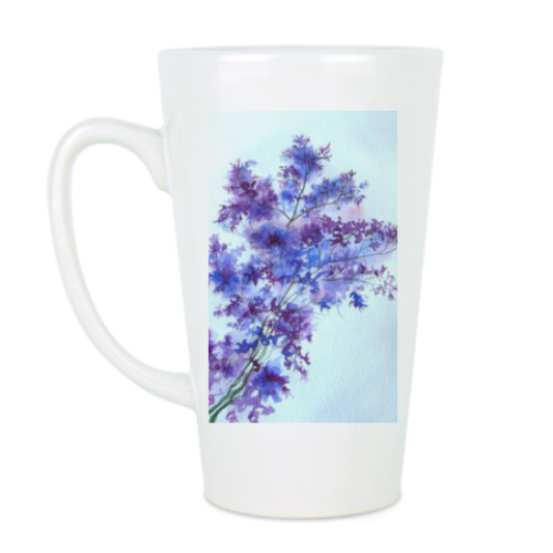 Чашка Латте Полевые цветы