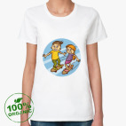 Женская футболка органик