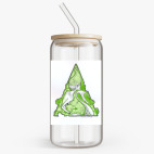 Банка с бамбуковой крышкой