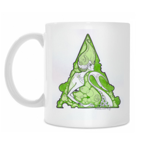 Кружка с принтом Русалочка