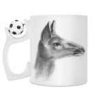 Кружка с футбольным мячиком