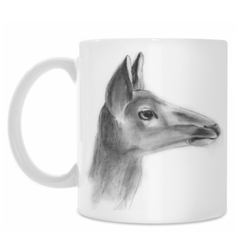 Кружка с принтом Оленёнок