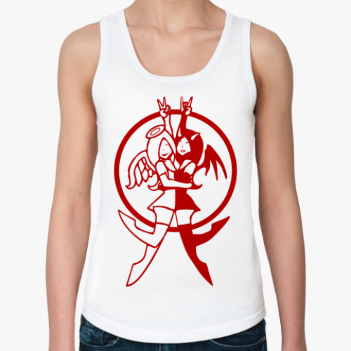 Женская майка с принтом 'Вечные друзья или...'