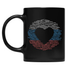 Кружка цветная UV-DTF