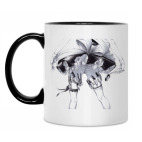 Кружка двухцветная