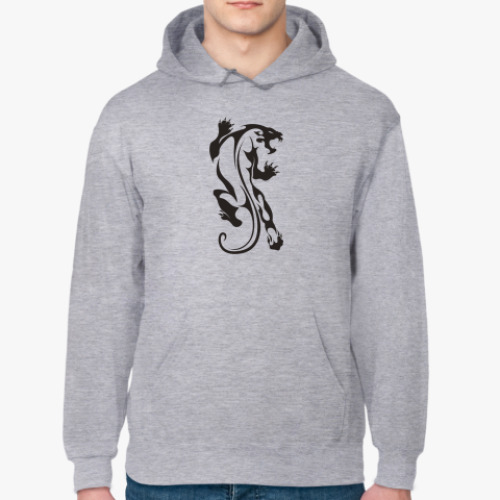 Толстовка худи с принтом Дикая Кошка