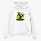 Толстовка худи оверсайз