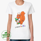 Женская футболка органик