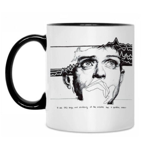 Кружка с принтом Joy Division