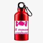 Металлическая бутылка 400 мл UV-DTF