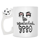 Кружка с футбольным мячиком