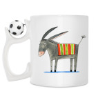 Кружка с футбольным мячиком