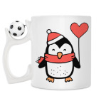 Кружка с футбольным мячиком