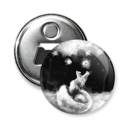 Магнит-открывашка с принтом Let It Snow! Let It Snow!