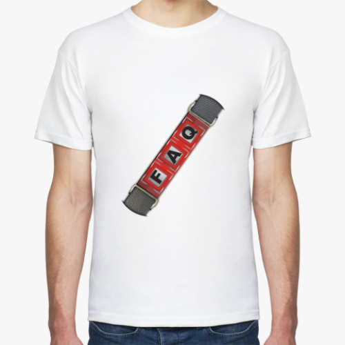 Футболка с принтом F.A.Q.