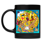 Кружка цветная UV-DTF