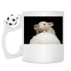 Кружка с футбольным мячиком