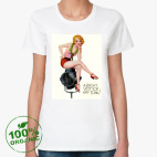 Женская футболка органик