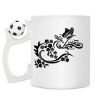 Кружка с футбольным мячиком