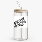 Банка с бамбуковой крышкой