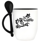 Кружка с ложкой