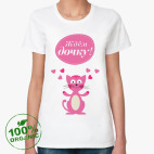 Женская футболка органик