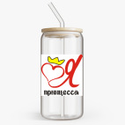 Банка с бамбуковой крышкой