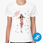 Женская спортивная футболка