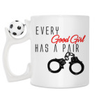 Кружка с футбольным мячиком