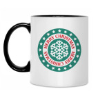 Кружка двухцветная