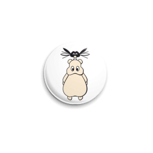 Значок 25мм с принтом 'Bo'