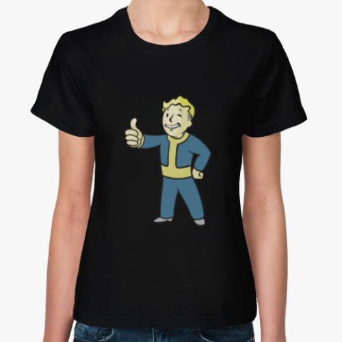 Женская футболка с принтом Pipboy Fallout
