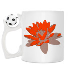 Кружка с футбольным мячиком