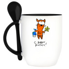 Кружка с ложкой