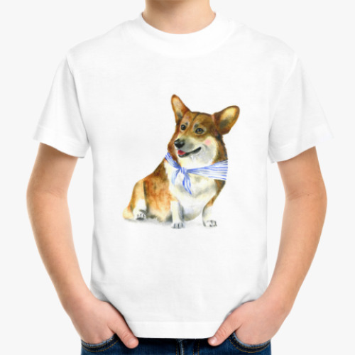 Детская футболка Корги