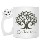 Кружка с футбольным мячиком