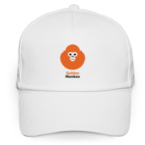 Кепка бейсболка с принтом Золотая обезьяна