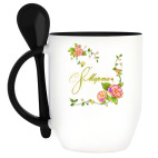 Кружка с ложкой