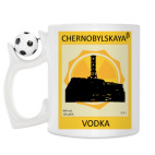 Кружка с футбольным мячиком