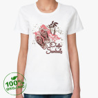 Женская футболка органик