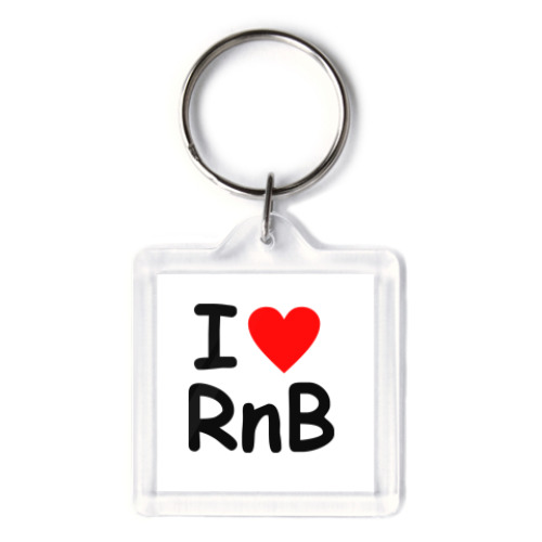 Брелок I love Rnb