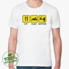 Мужская футболка органик