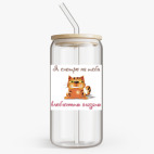 Банка с бамбуковой крышкой