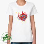 Женская футболка органик