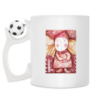 Кружка с футбольным мячиком