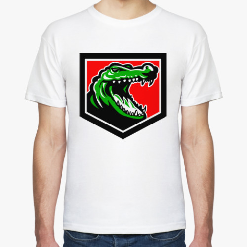 Футболка с принтом Аллигатор