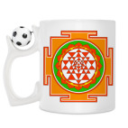Кружка с футбольным мячиком