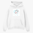 Толстовка худи оверсайз